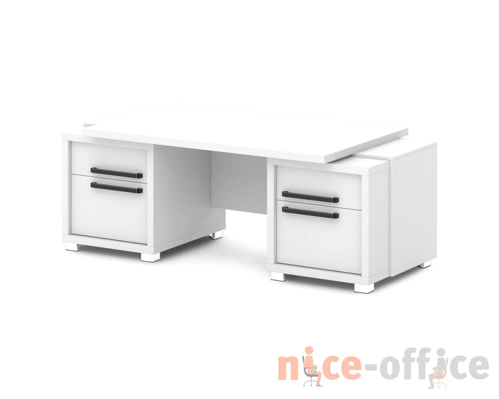 Стол с двумя тумбами 2070х1000х750 Грейс / Grace