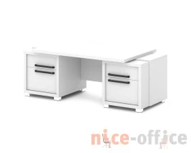 Стол с двумя тумбами 2070х1000х750 Грейс / Grace images