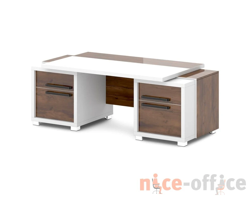 Стол с двумя тумбами 2070х1000х750 Грейс / Grace