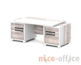 Стол с двумя тумбами 2070х1000х750 Грейс / Grace images