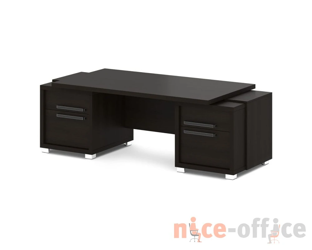 Стол с двумя тумбами 2270х1000х750 Грейс / Grace