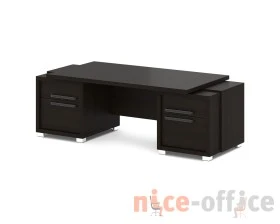 Стол с двумя тумбами 2270х1000х750 Грейс / Grace images