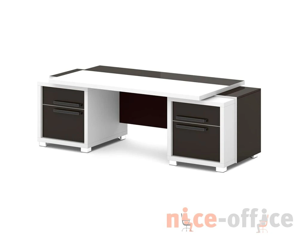 Стол с двумя тумбами 2270х1000х750 Грейс / Grace