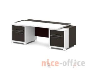 Стол с двумя тумбами 2270х1000х750 Грейс / Grace images