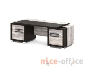 Стол с двумя тумбами 2270х1000х750 Грейс / Grace images