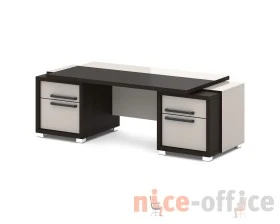 Стол с двумя тумбами 2270х1000х750 Грейс / Grace images
