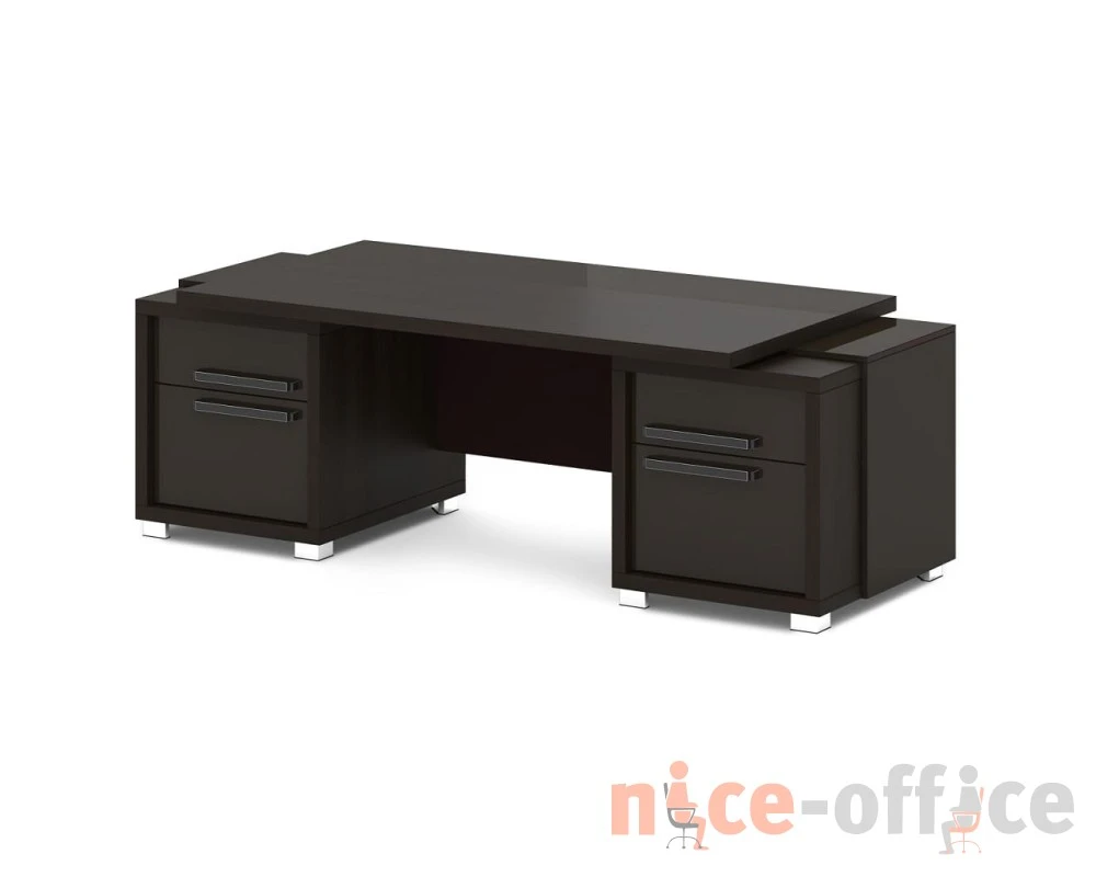 Стол с двумя тумбами 2270х1000х750 Грейс / Grace