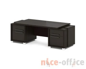 Стол с двумя тумбами 2270х1000х750 Грейс / Grace images