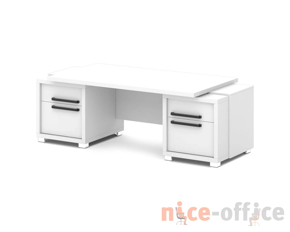 Стол с двумя тумбами 2270х1000х750 Грейс / Grace