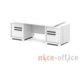 Стол с двумя тумбами 2270х1000х750 Грейс / Grace images
