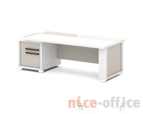 Стол с одной тумбой 2235х1000х750 Грейс / Grace images