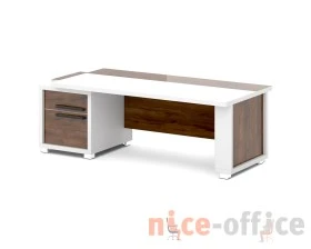 Стол с одной тумбой 2235х1000х750 Грейс / Grace images
