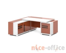 Стол с тумбой и греденцией 2070х2016х750 Грейс / Grace images