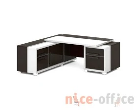 Стол с тумбой и греденцией 2070х2016х750 Грейс / Grace images