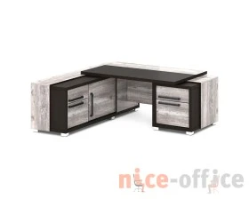 Стол с тумбой и греденцией 2070х2016х750 Грейс / Grace images