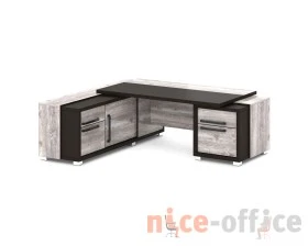 Стол с тумбой и греденцией 2270х2016х750 Грейс / Grace images
