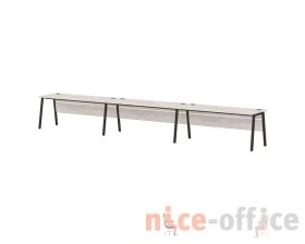Линейный кластер на 3 рабочих места 5400х700х750 Лавана Стил / Lavana Steel images