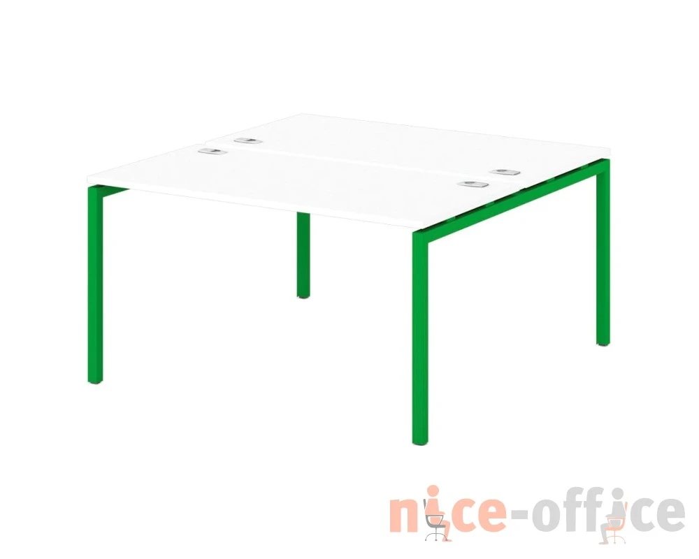 Стол-тандем на металлокаркасе S-48 1400х1450х750 Сентида / Sentida