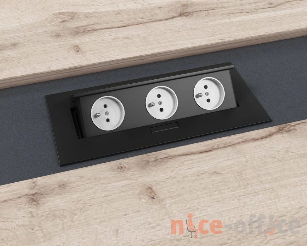 Центральная вставка стола переговора с блоком розеток Т-112 Торстон