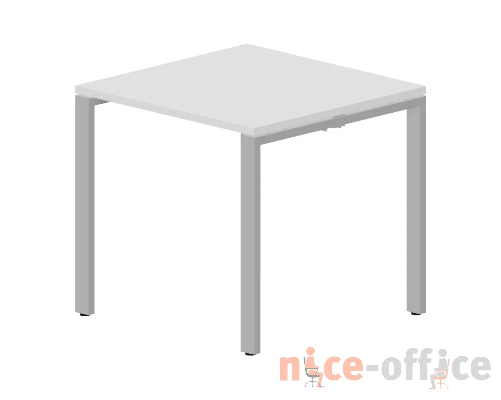 Стол письменный 800х780х750 Страйк / Strike Белый/Алюминий