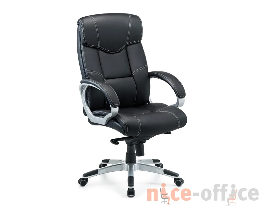 Кресло Albert 2177H Экокожа, Черный