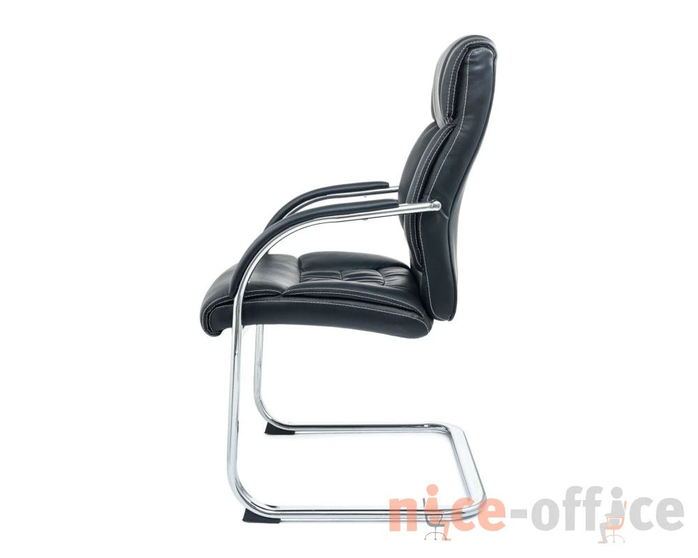 Кресло George ML 2108G Экокожа, Черный