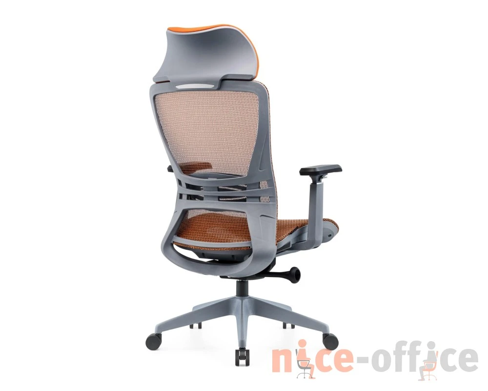 Кресло VIKING-32 M123В-3 Сетка, Оранжевый