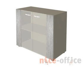 Низкий шкаф со стеклянными фасадами NT-41 New.Tone images