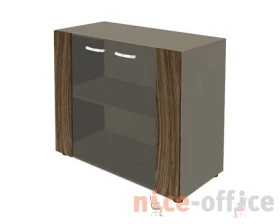 Низкий шкаф со стеклянными фасадами NT-41 New.Tone images