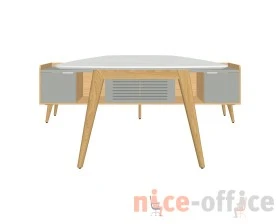 Конференц-стол с опорной тумбой Rem-210.1+Rem-35 Remo images