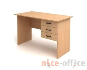 Стол 1-тумбовый с ящиками (1200х600х750) тумба справа СК27 Канц images