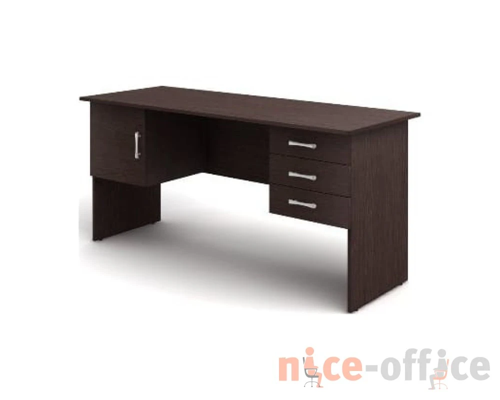 Стол 2-тумбовый (3 ящика + дверка) (1600х600х750) СК29 Канц