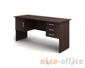 Стол 2-тумбовый (3 ящика + дверка) (1600х600х750) СК29 Канц images