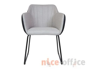 Кресло Norden Браво / Bravo Экокожа/Ткань, Серый/Черный images