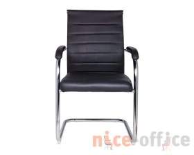 Кресло Norden Авалон CF / хром Экокожа, Черный images