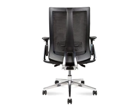 Кресло Norden Вог алюминюм / Vogue aluminium LB Сетка/Ткань, Черный images