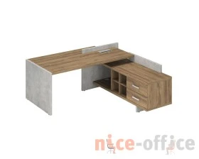 Стол правый 2000x1798x840 Вуд Стоун / Wood&Stone images