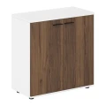Шкаф низкий 800x400x825, 2-х дверный, задняя стенка HDF Сигма / Sigma