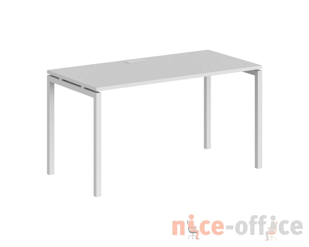Стол 1400x800x750 профиль белый: 40x40 Сигма / Sigma Белый