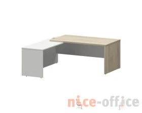 Стол руководителя левый KZP-18L 1800x2000x750 Кортез images
