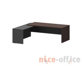 Стол руководителя левый KZP-22L 2200x2000x750 Кортез images