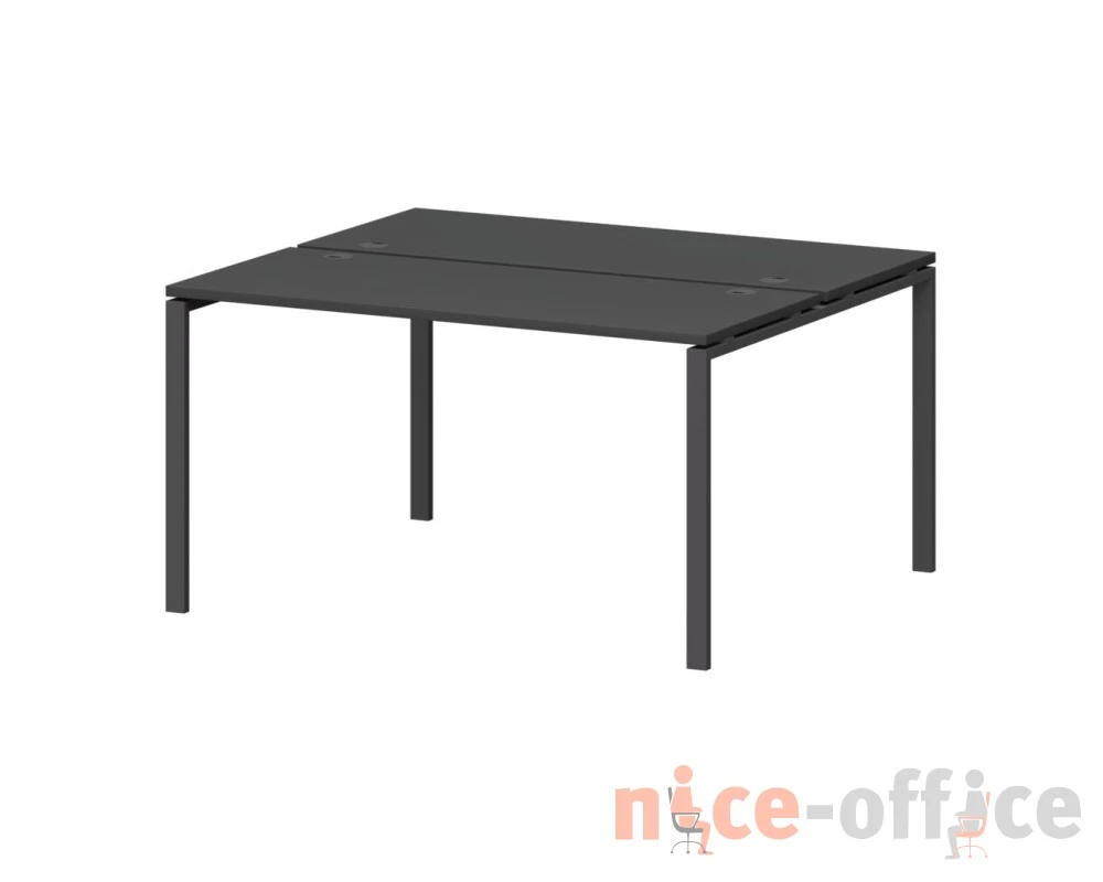 Бенч двойной на металлокаркасе СМС2-П-10К.120.Пр25 1000x1236x750 Смарт (pt)