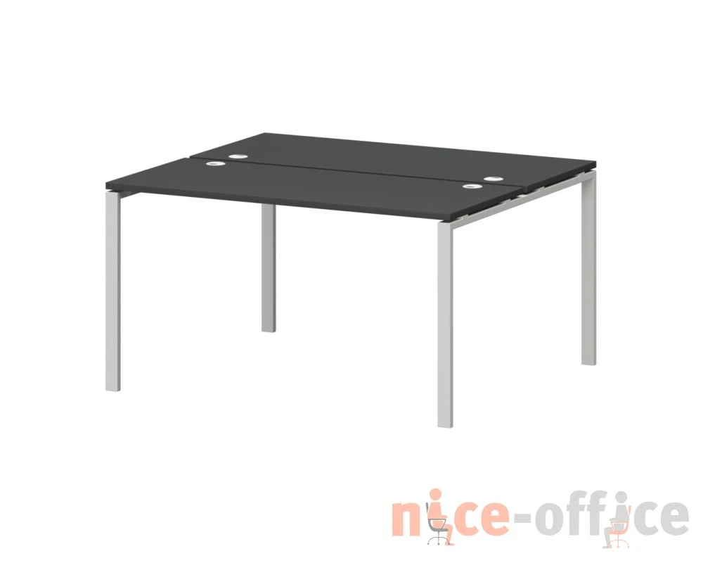 Бенч двойной на металлокаркасе СМС2-П-10К.120.Пр25 1000x1236x750 Смарт (pt)