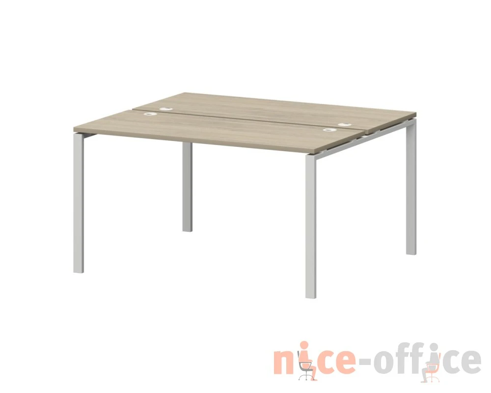 Бенч двойной на металлокаркасе СМС2-П-10К.120.Пр25 1000x1236x750 Смарт (pt)
