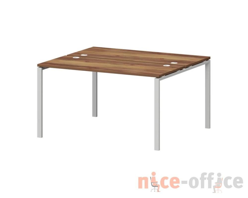 Бенч двойной на металлокаркасе СМС2-П-10К.120.Пр25 1000x1236x750 Смарт (pt)