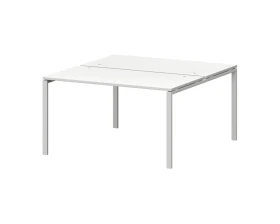Бенч двойной на металлокаркасе СМС2-П-10К.149.Пр25 1000x1496x750 Смарт (pt) images