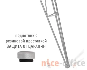 Стол офисный SHT-TU10/120/80 МДФ Хром лак/Дуб сонома светлый images