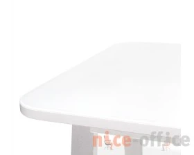 Стол раздвижной SHT-T40/130-160 Белый глянцевый/Белый images