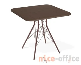 Стол SHT-TU2-1/TT30 83/83 Медный металлик/Коричневый images