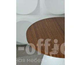 Столик журнальный SHT БАО Орех гварнери/Белый images